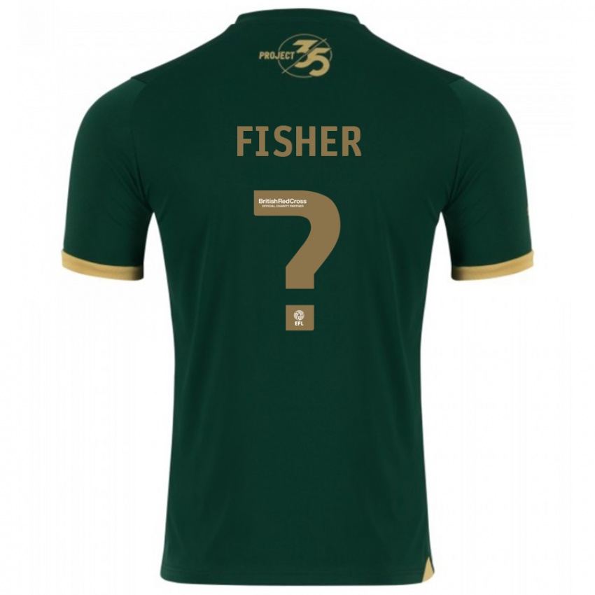 Kinderen Cole Fisher #0 Groente Thuisshirt Thuistenue 2023/24 T-Shirt België