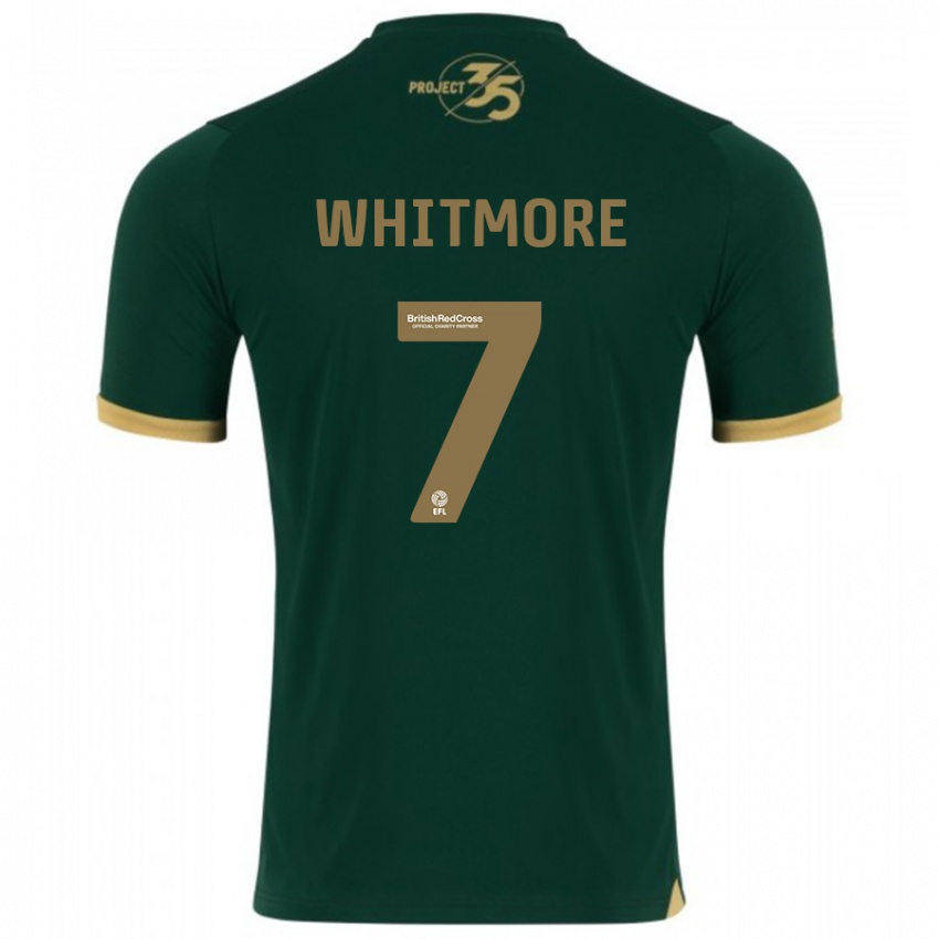 Kinderen Charlotte Whitmore #7 Groente Thuisshirt Thuistenue 2023/24 T-Shirt België