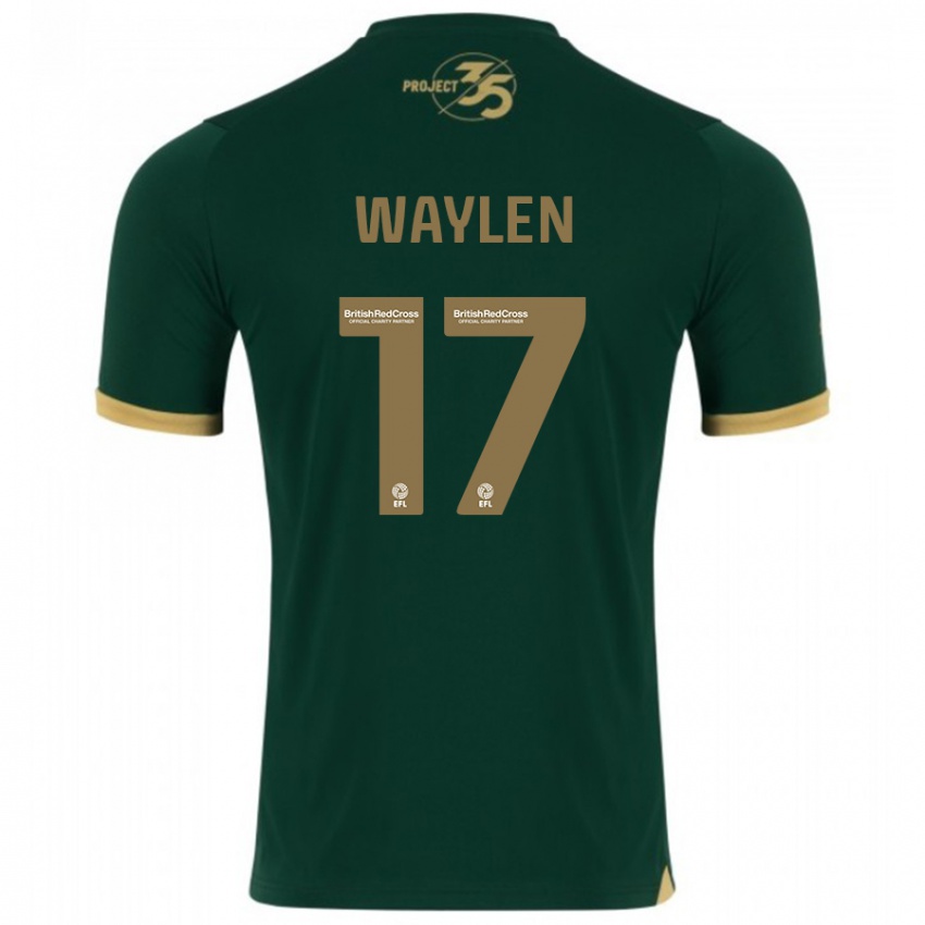 Kinderen Libby Waylen #17 Groente Thuisshirt Thuistenue 2023/24 T-Shirt België