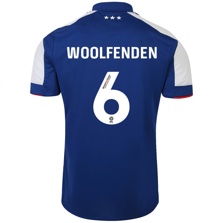 Kinderen Luke Woolfenden #6 Blauw Thuisshirt Thuistenue 2023/24 T-Shirt België