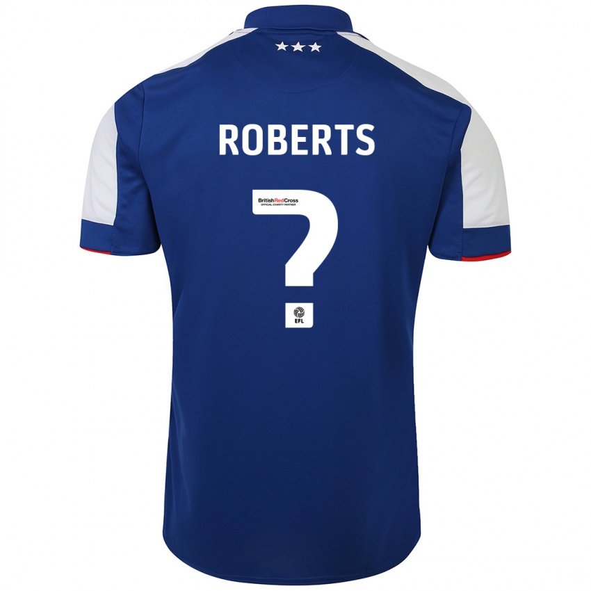 Kinderen Mathaeus Roberts #0 Blauw Thuisshirt Thuistenue 2023/24 T-Shirt België