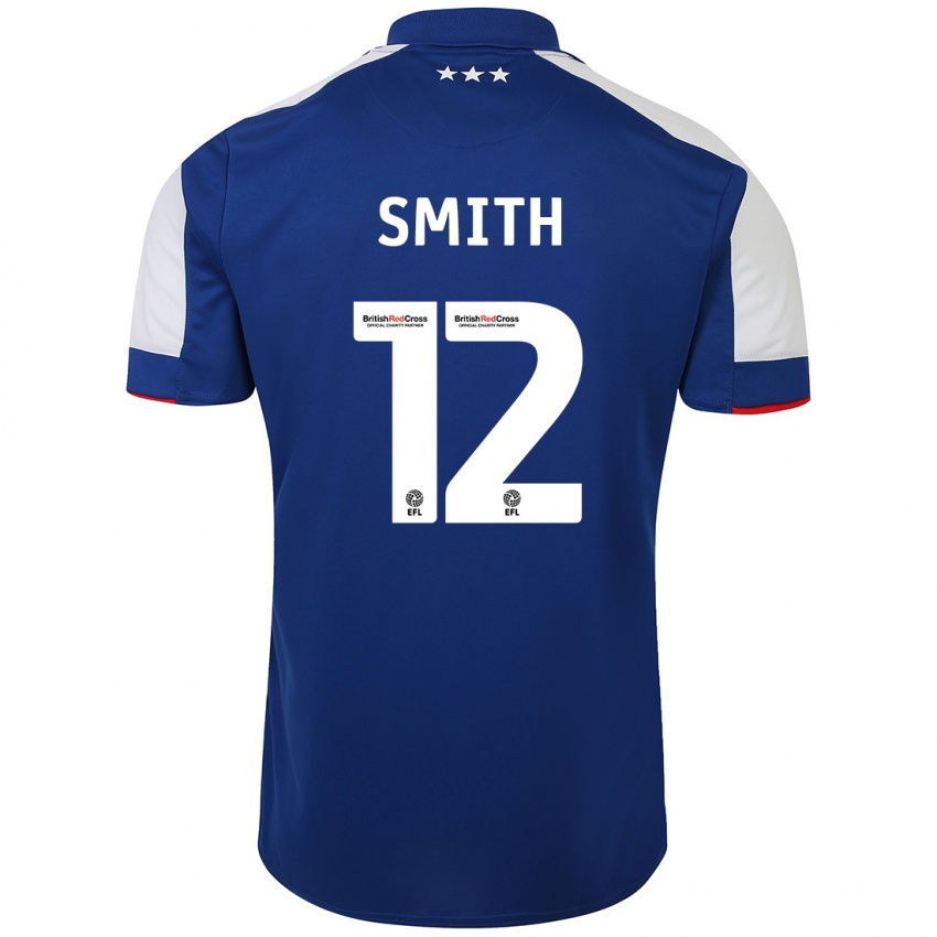 Kinderen Olivia Smith #12 Blauw Thuisshirt Thuistenue 2023/24 T-Shirt België