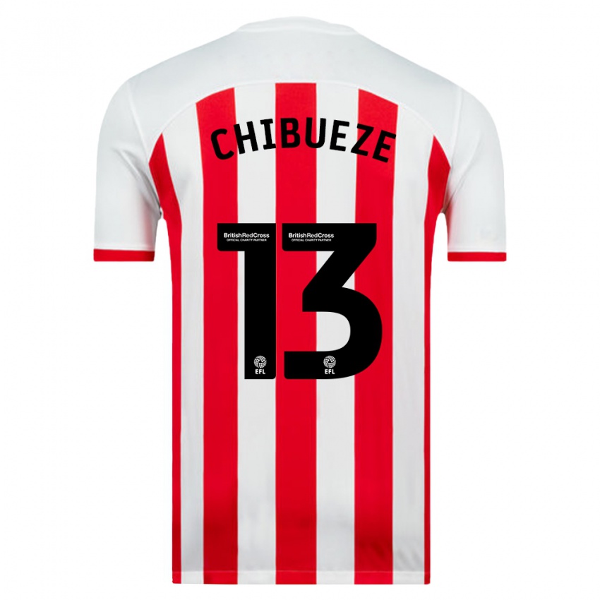 Kinderen Kelechi Chibueze #13 Wit Thuisshirt Thuistenue 2023/24 T-Shirt België