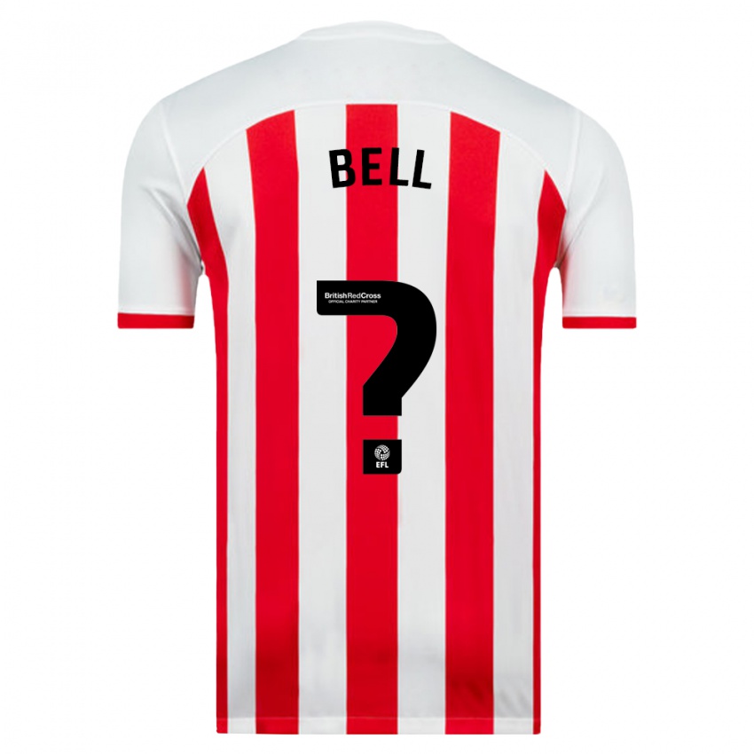 Kinderen Luke Bell #0 Wit Thuisshirt Thuistenue 2023/24 T-Shirt België