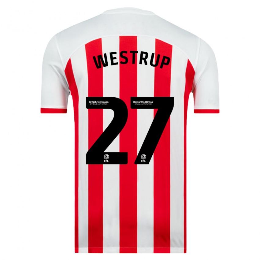 Kinderen Brianna Westrup #27 Wit Thuisshirt Thuistenue 2023/24 T-Shirt België