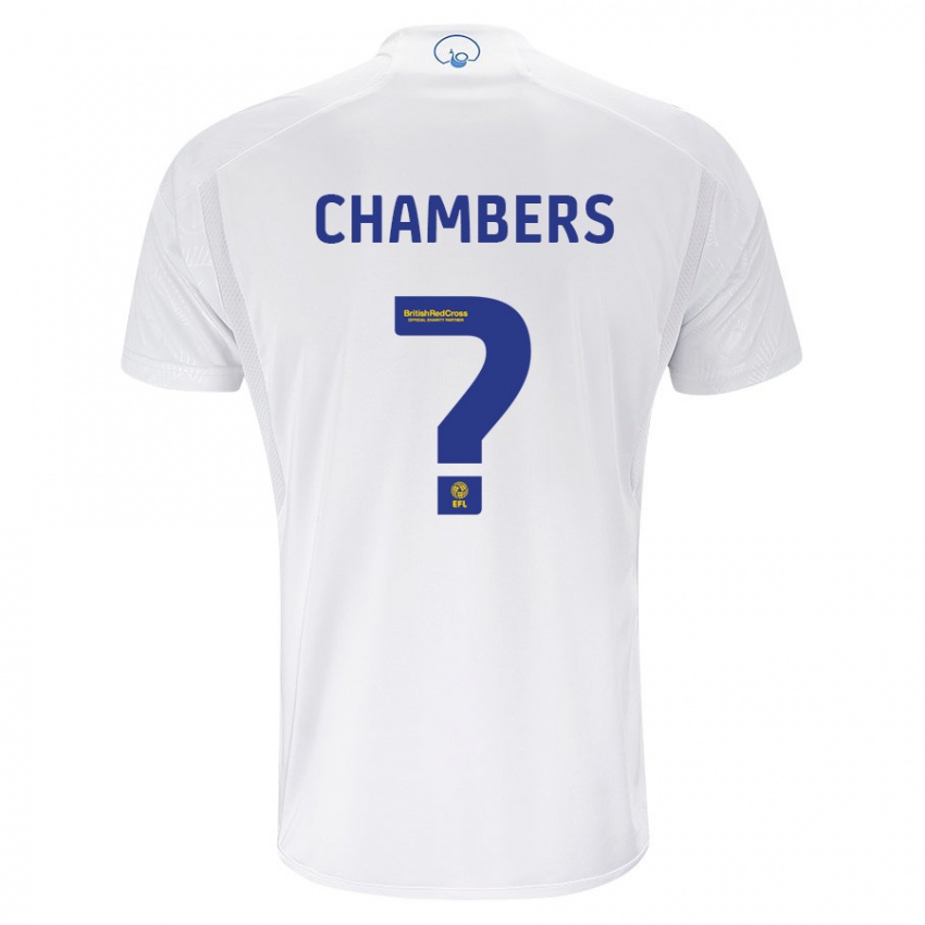 Kinder Sam Chambers #0 Weiß Heimtrikot Trikot 2023/24 T-Shirt Belgien