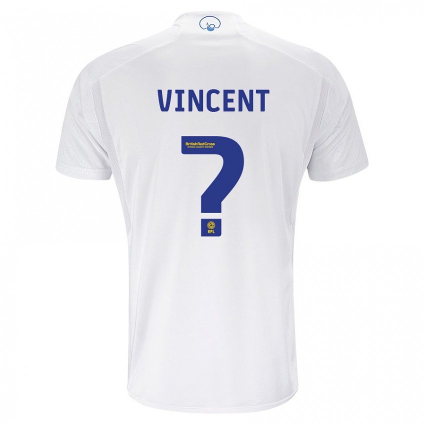 Kinder Harvey Vincent #0 Weiß Heimtrikot Trikot 2023/24 T-Shirt Belgien