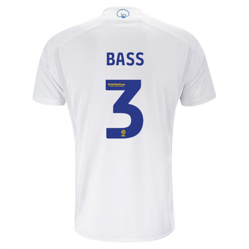 Enfant Maillot Rebekah Bass #3 Blanc Tenues Domicile 2023/24 T-Shirt Belgique