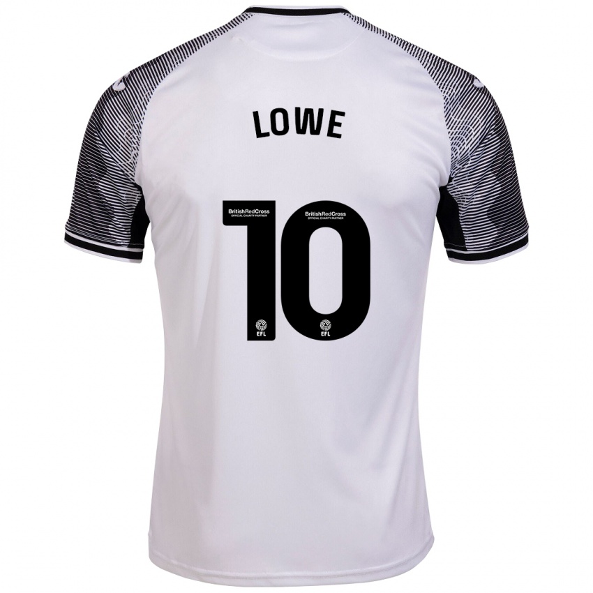 Kinderen Jamal Lowe #10 Wit Thuisshirt Thuistenue 2023/24 T-Shirt België