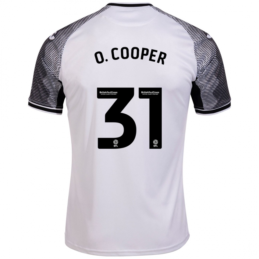 Kinderen Oliver Cooper #31 Wit Thuisshirt Thuistenue 2023/24 T-Shirt België