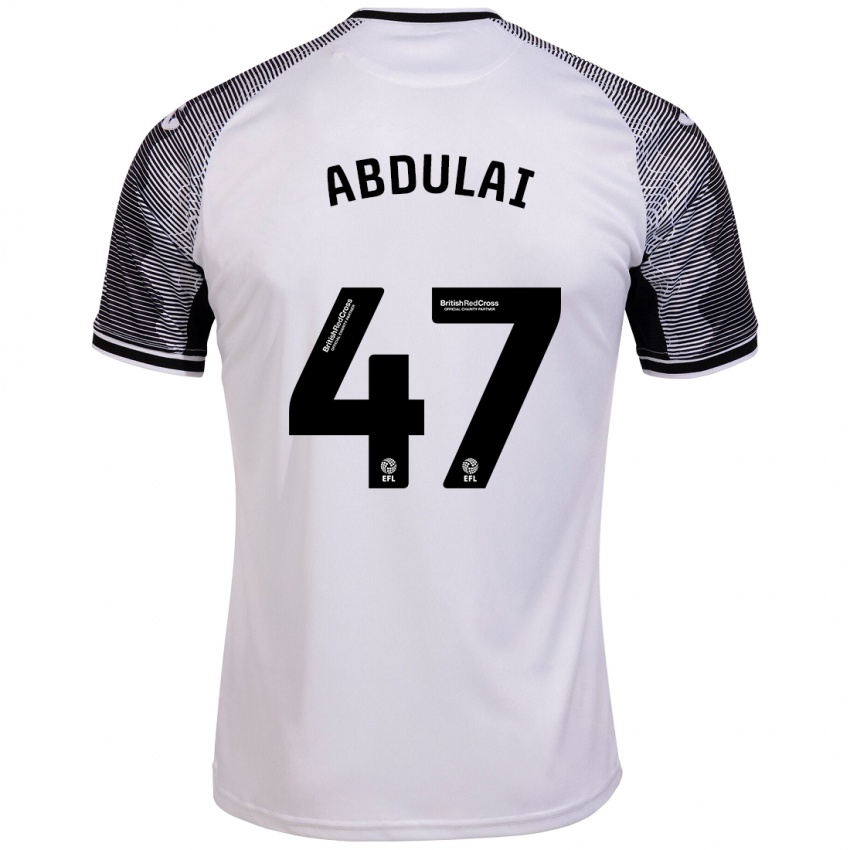 Kinderen Azeem Abdulai #47 Wit Thuisshirt Thuistenue 2023/24 T-Shirt België