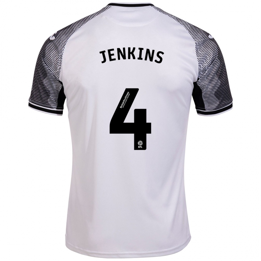 Kinderen Shaunna Jenkins #4 Wit Thuisshirt Thuistenue 2023/24 T-Shirt België