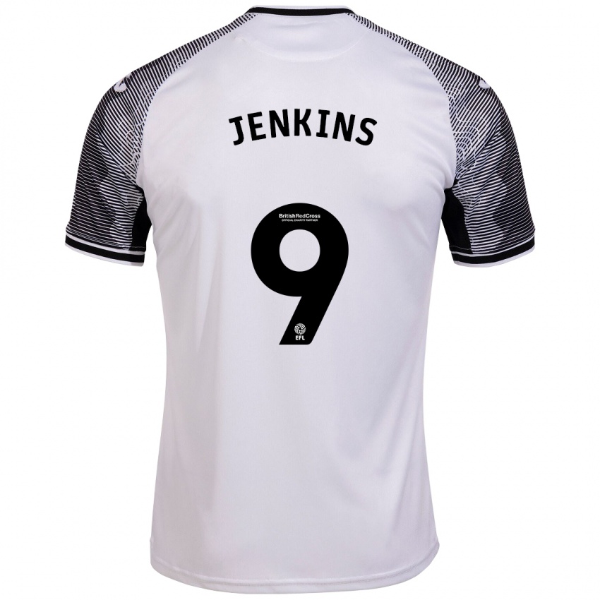 Kinderen Nieve Jenkins #9 Wit Thuisshirt Thuistenue 2023/24 T-Shirt België