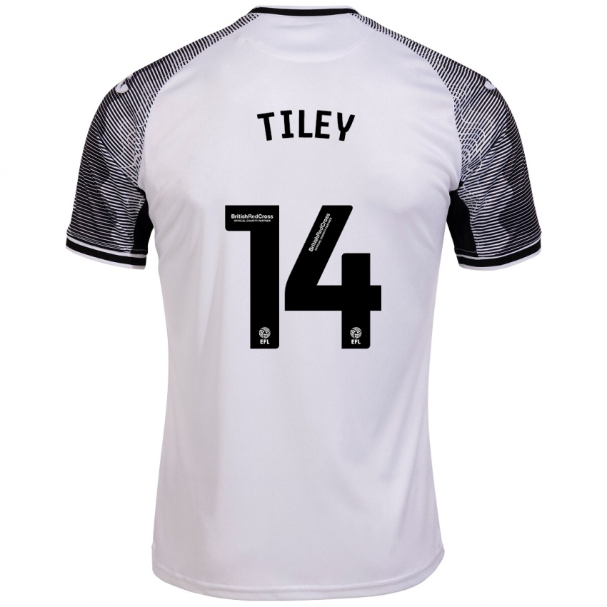 Kinderen Chloe Tiley #14 Wit Thuisshirt Thuistenue 2023/24 T-Shirt België