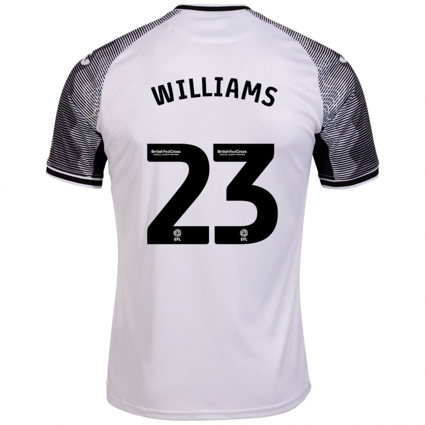 Kinderen Jessica Williams #23 Wit Thuisshirt Thuistenue 2023/24 T-Shirt België