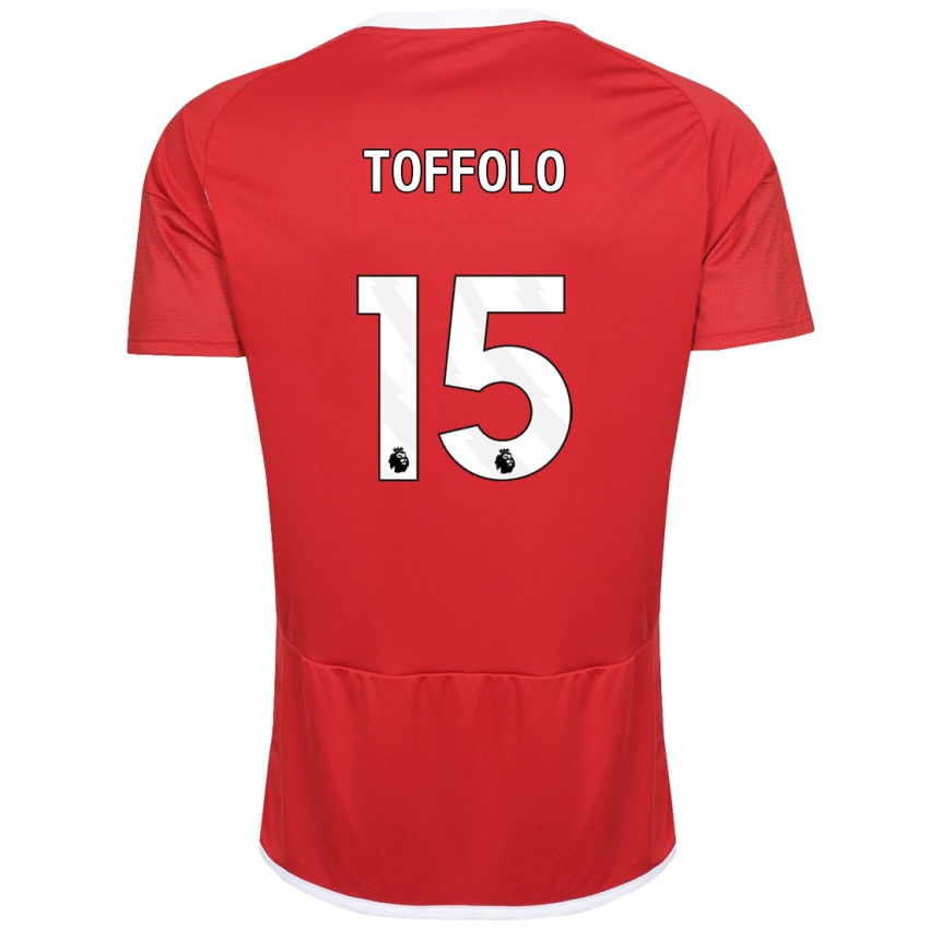 Kinderen Harry Toffolo #15 Rood Thuisshirt Thuistenue 2023/24 T-Shirt België