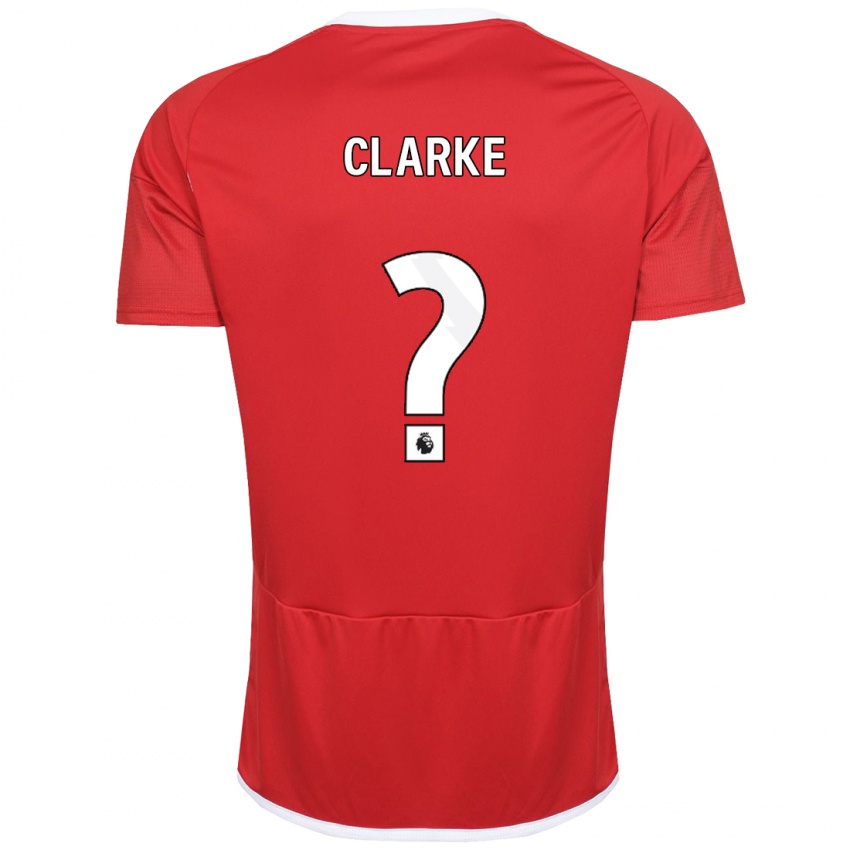 Kinderen Kristian Clarke #0 Rood Thuisshirt Thuistenue 2023/24 T-Shirt België