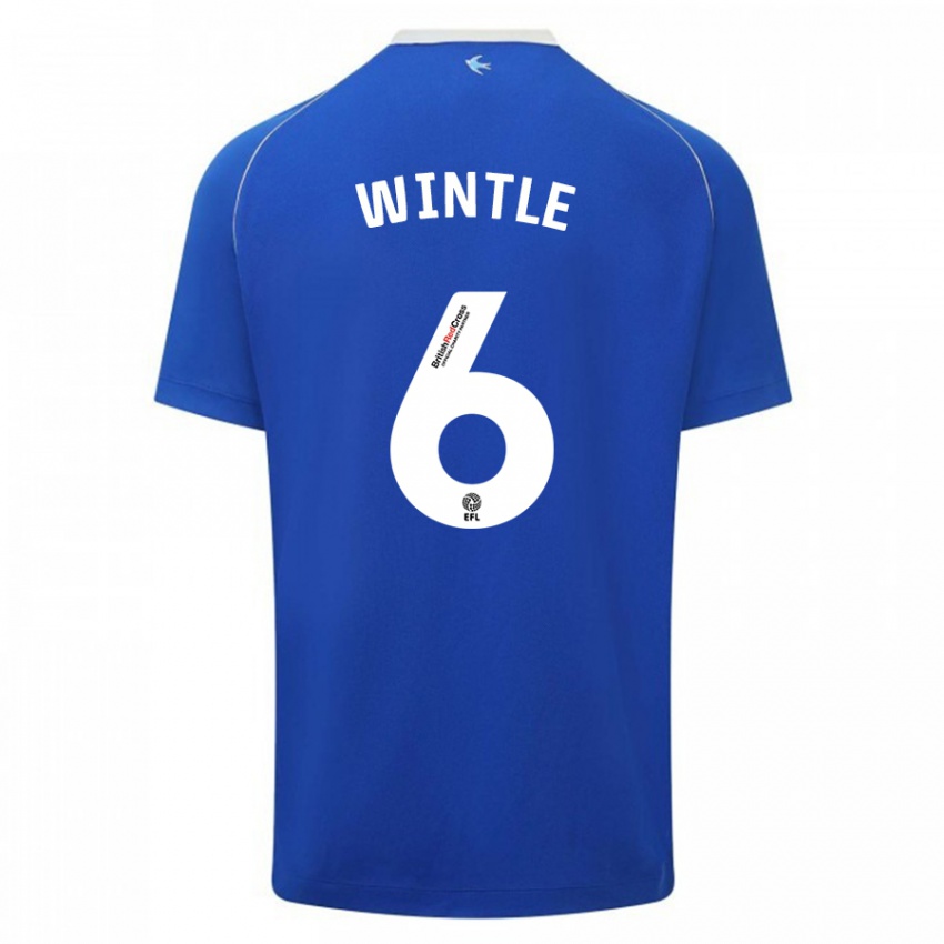 Kinderen Ryan Wintle #6 Blauw Thuisshirt Thuistenue 2023/24 T-Shirt België