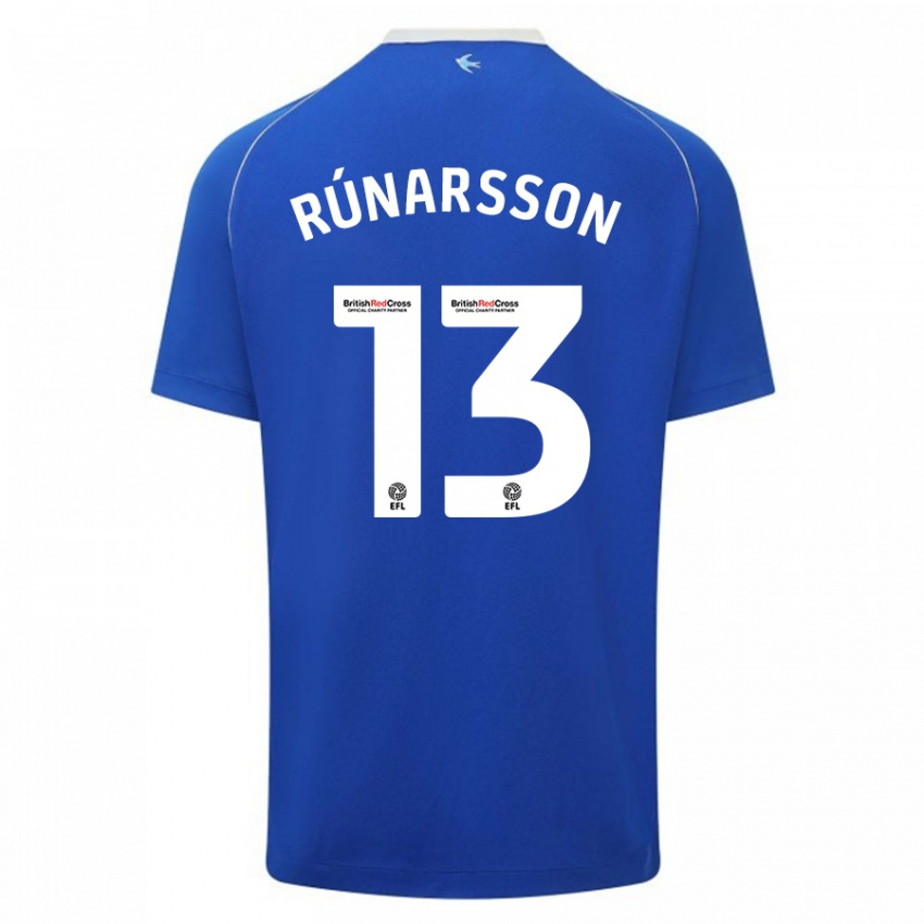Kinderen Runar Alex Runarsson #13 Blauw Thuisshirt Thuistenue 2023/24 T-Shirt België