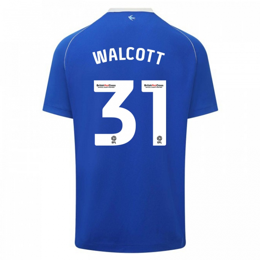 Kinderen Malachi Fagan Walcott #31 Blauw Thuisshirt Thuistenue 2023/24 T-Shirt België