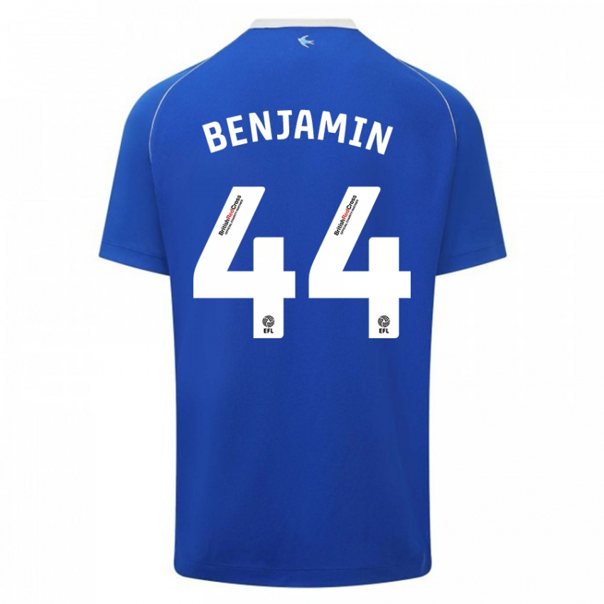 Kinderen Xavier Benjamin #44 Blauw Thuisshirt Thuistenue 2023/24 T-Shirt België