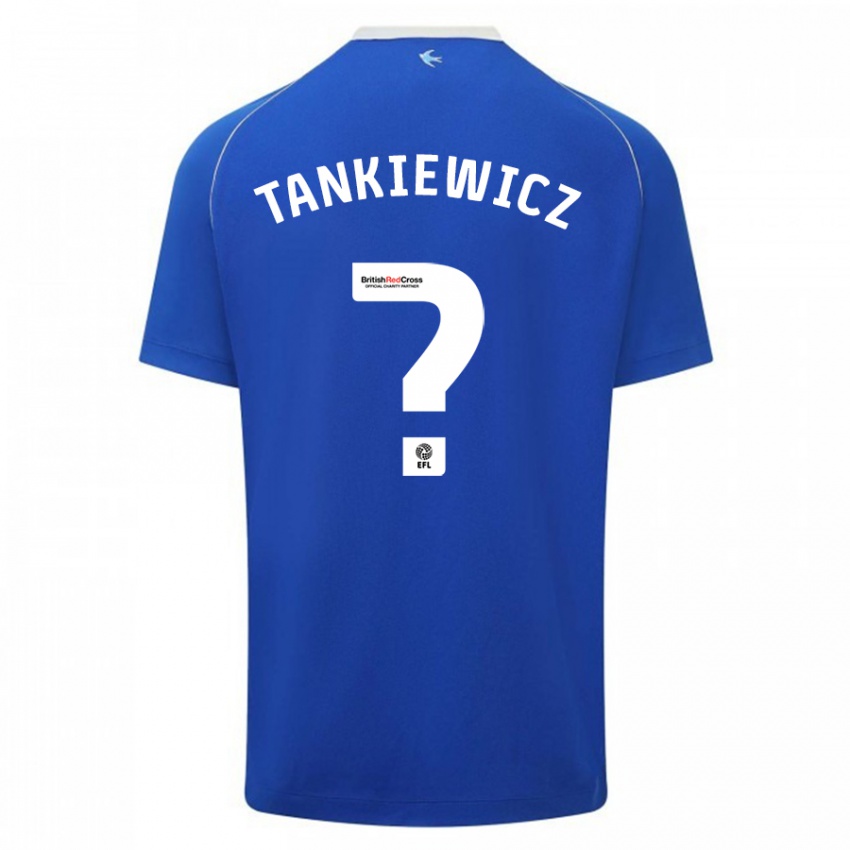 Kinderen Rob Tankiewicz #0 Blauw Thuisshirt Thuistenue 2023/24 T-Shirt België