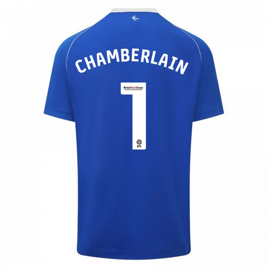 Kinderen Ceryn Chamberlain #1 Blauw Thuisshirt Thuistenue 2023/24 T-Shirt België