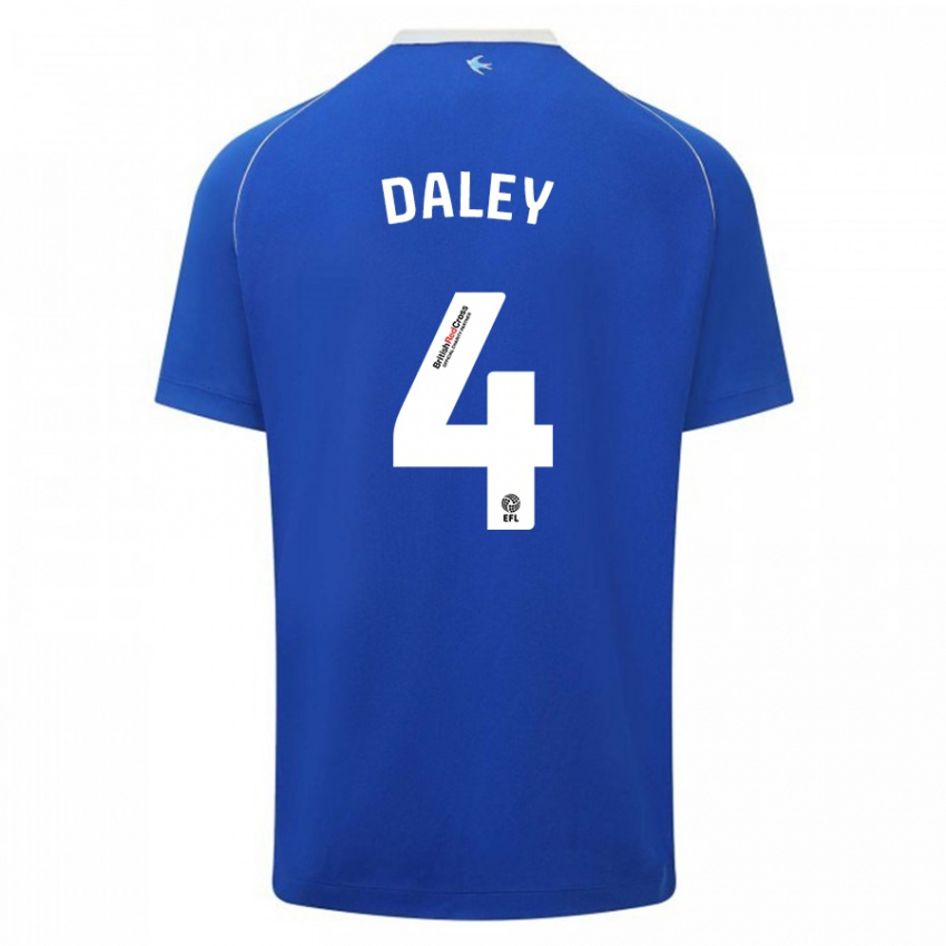 Kinderen Hannah Daley #4 Blauw Thuisshirt Thuistenue 2023/24 T-Shirt België