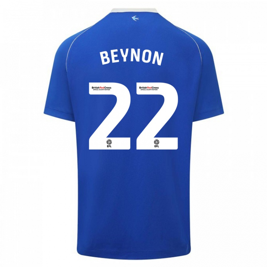 Kinderen Emma Beynon #22 Blauw Thuisshirt Thuistenue 2023/24 T-Shirt België