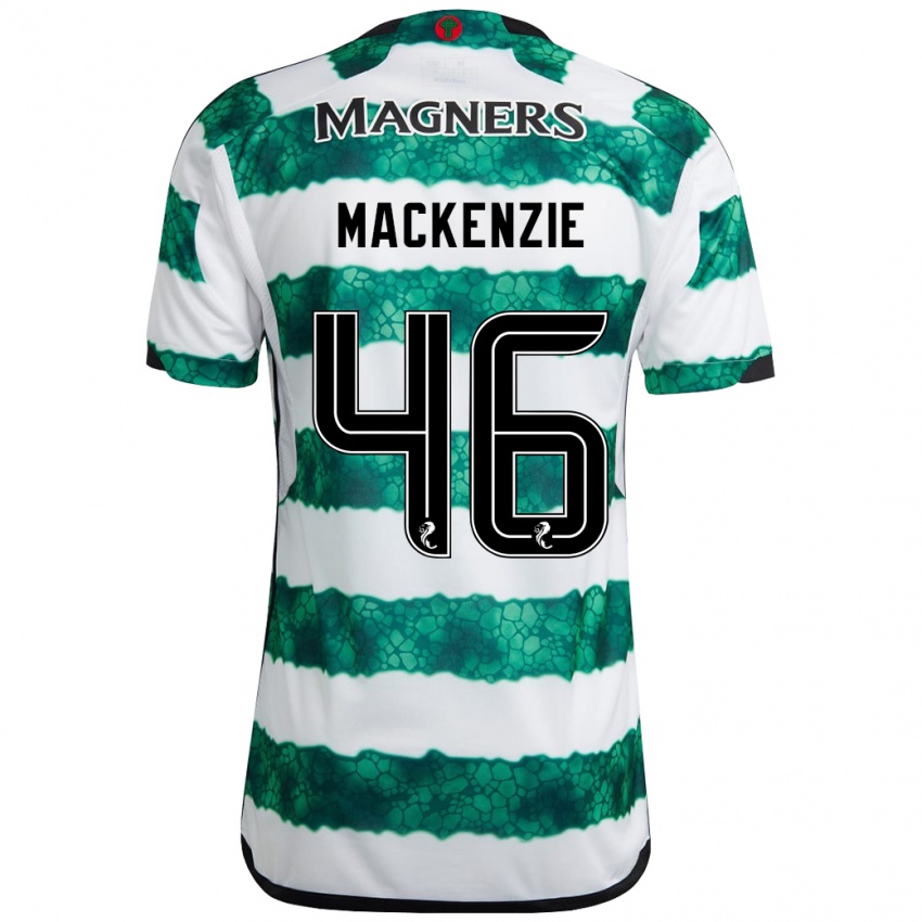 Kinderen Magnus Mackenzie #46 Groente Thuisshirt Thuistenue 2023/24 T-Shirt België