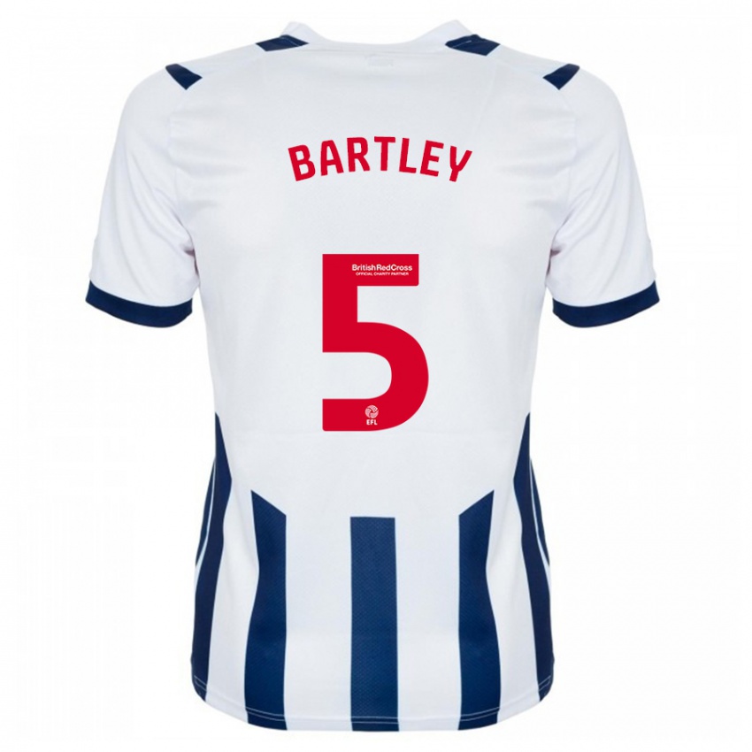 Kinderen Kyle Bartley #5 Wit Thuisshirt Thuistenue 2023/24 T-Shirt België