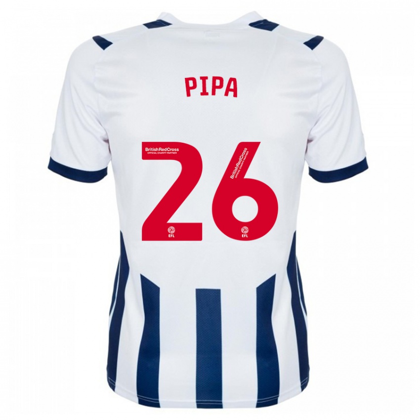 Kinderen Pipa #26 Wit Thuisshirt Thuistenue 2023/24 T-Shirt België