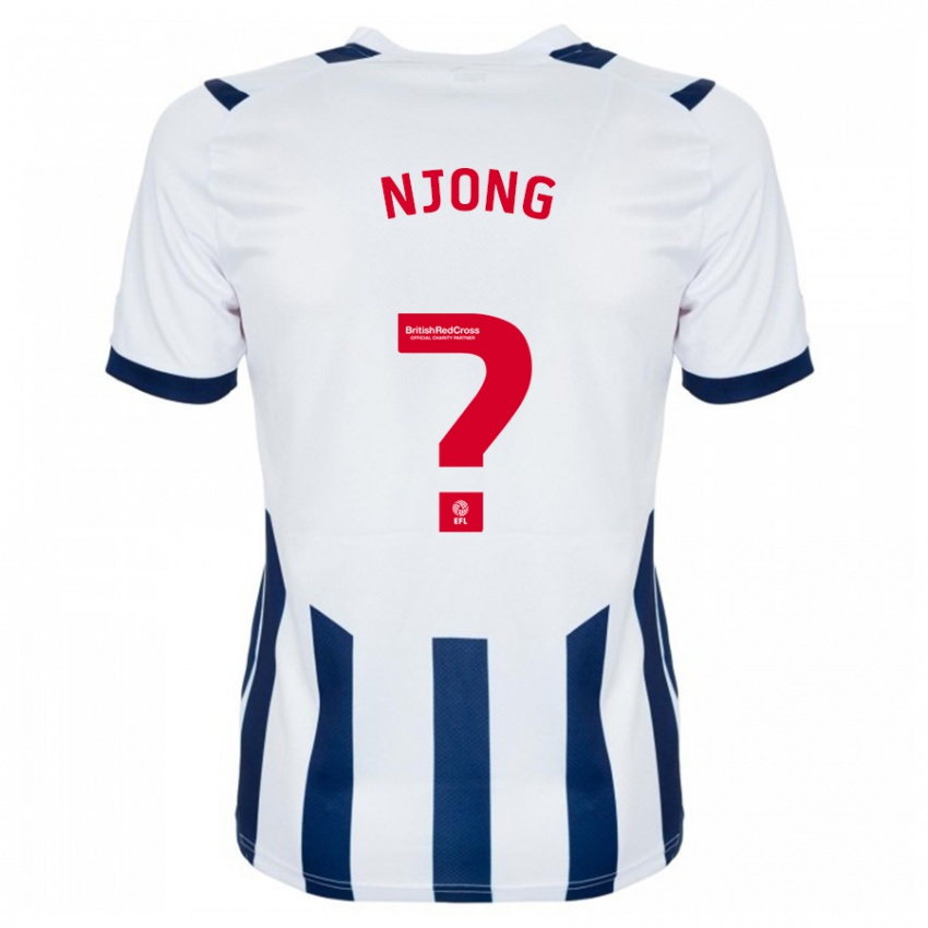 Kinderen Alessandro Njong #0 Wit Thuisshirt Thuistenue 2023/24 T-Shirt België