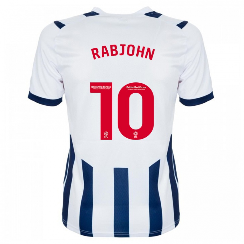 Kinderen Olivia Rabjohn #10 Wit Thuisshirt Thuistenue 2023/24 T-Shirt België