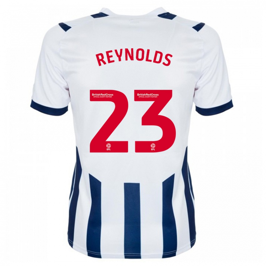 Kinderen Taylor Reynolds #23 Wit Thuisshirt Thuistenue 2023/24 T-Shirt België