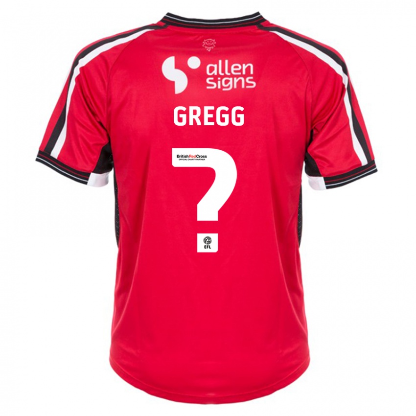 Kinderen Morgan Worsfold-Gregg #0 Rood Thuisshirt Thuistenue 2023/24 T-Shirt België