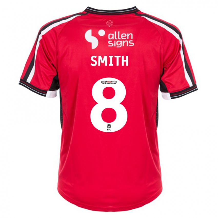 Kinderen Alistair Smith #8 Rood Thuisshirt Thuistenue 2023/24 T-Shirt België