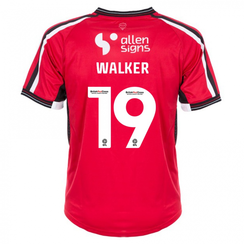 Kinderen Tyler Walker #19 Rood Thuisshirt Thuistenue 2023/24 T-Shirt België