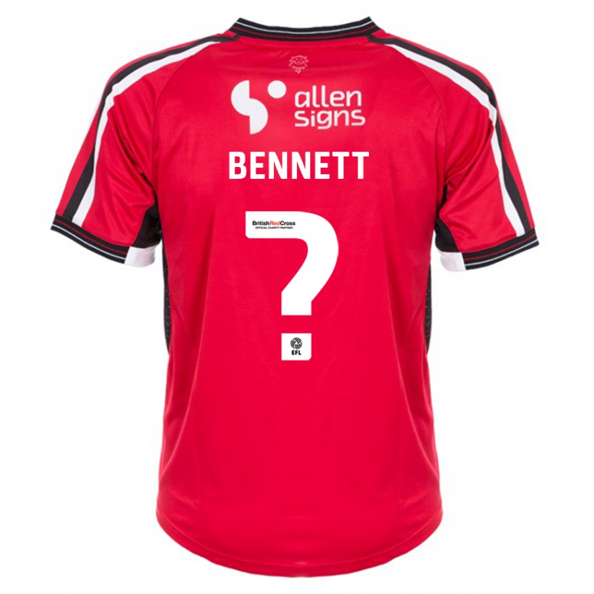 Kinderen Hugo Bennett #0 Rood Thuisshirt Thuistenue 2023/24 T-Shirt België