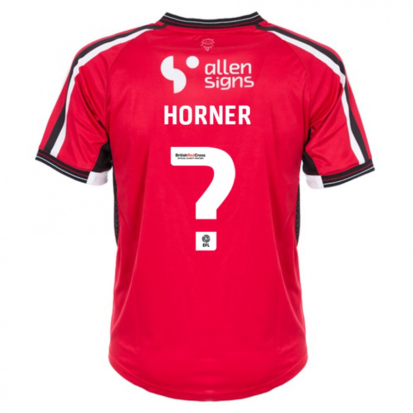 Kinderen Faith Horner #0 Rood Thuisshirt Thuistenue 2023/24 T-Shirt België