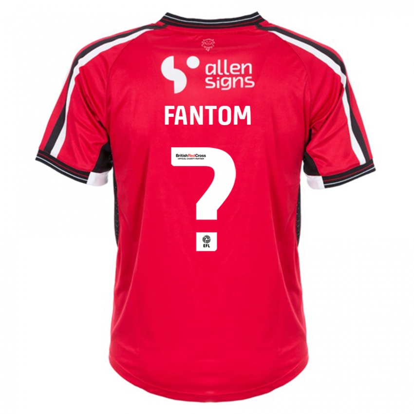 Kinderen Tilly Fantom #0 Rood Thuisshirt Thuistenue 2023/24 T-Shirt België