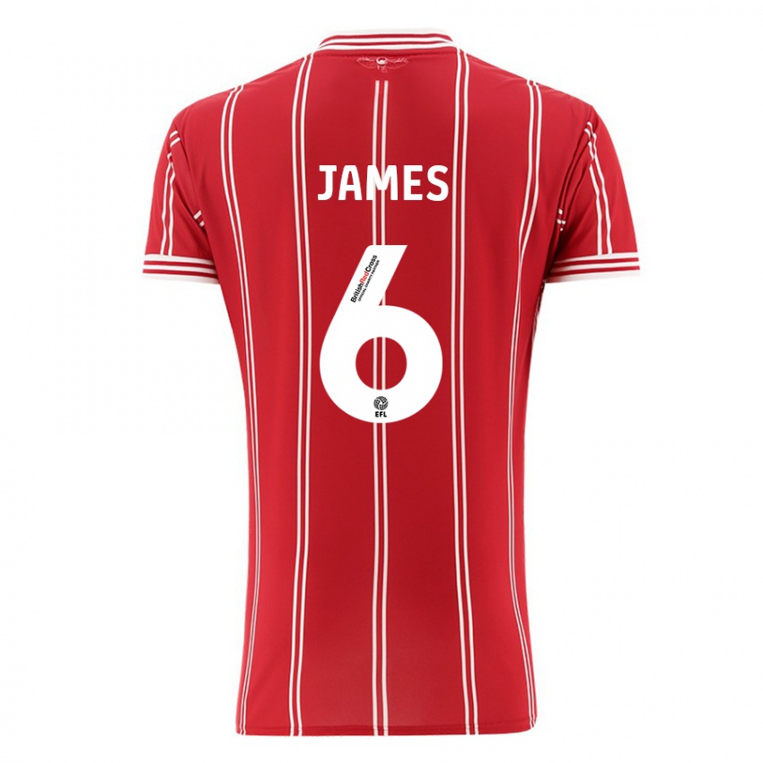 Kinder Matty James #6 Rot Heimtrikot Trikot 2023/24 T-Shirt Belgien