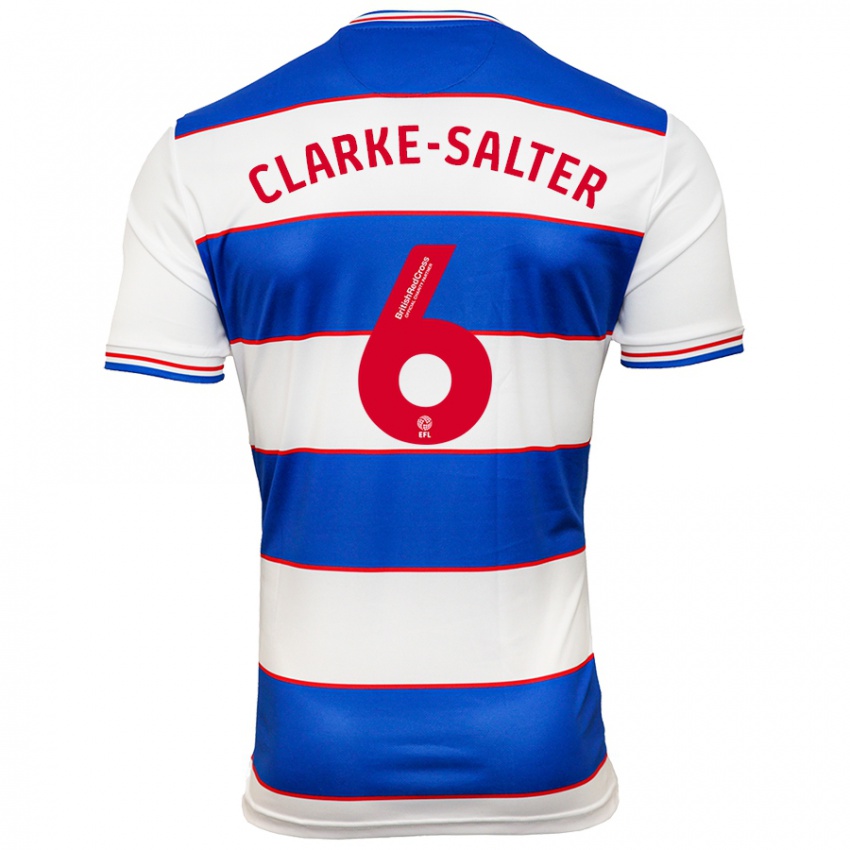 Kinderen Jake Clarke-Salter #6 Wit Blauw Thuisshirt Thuistenue 2023/24 T-Shirt België