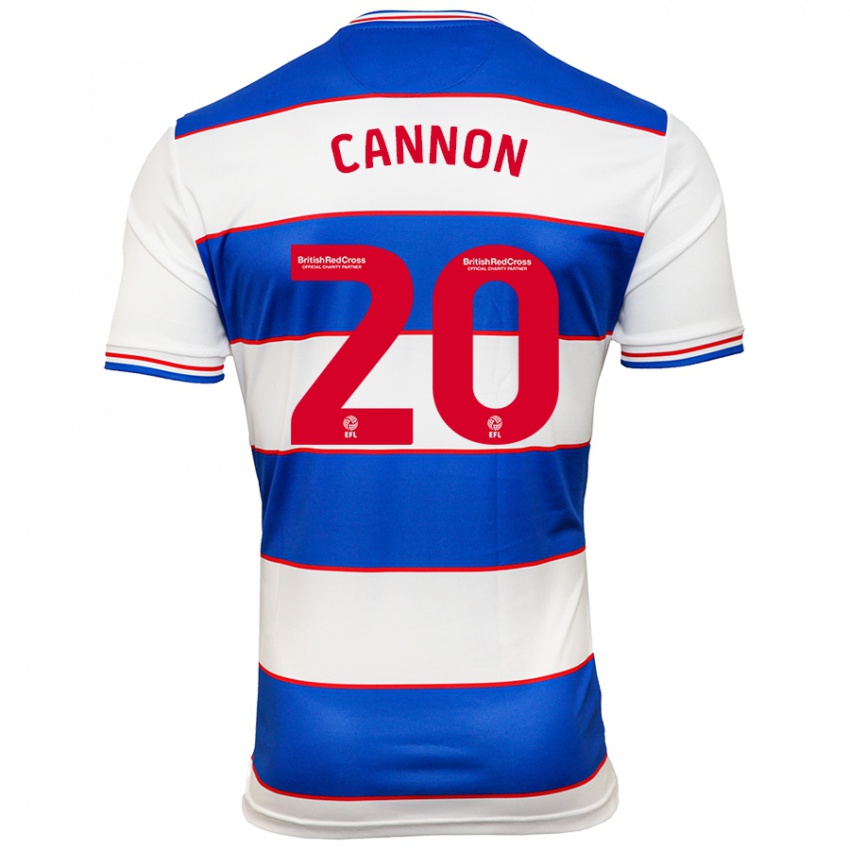 Kinderen Reggie Cannon #20 Wit Blauw Thuisshirt Thuistenue 2023/24 T-Shirt België