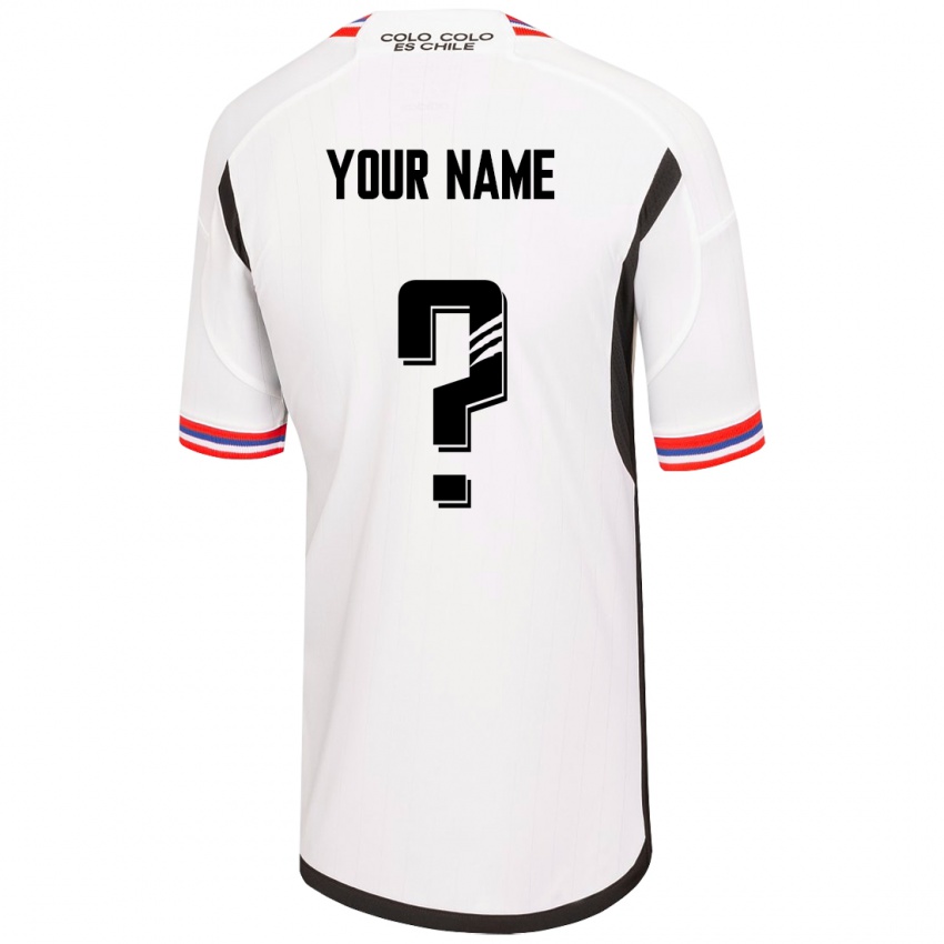 Enfant Maillot Votre Nom #0 Blanc Tenues Domicile 2023/24 T-Shirt Belgique