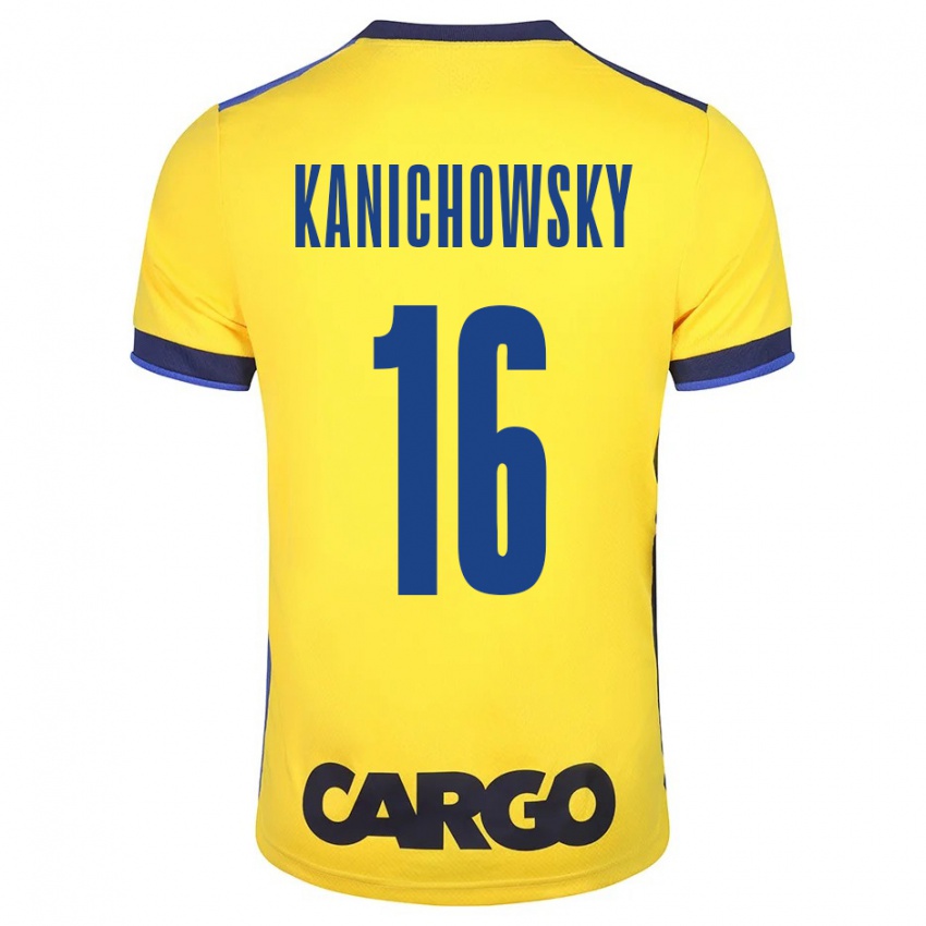 Kinderen Gabi Kanichowsky #16 Geel Thuisshirt Thuistenue 2023/24 T-Shirt België
