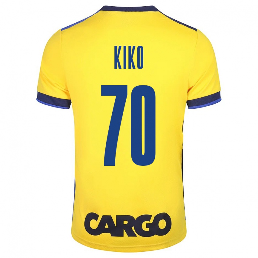 Kinderen Kiko Bondoso #70 Geel Thuisshirt Thuistenue 2023/24 T-Shirt België