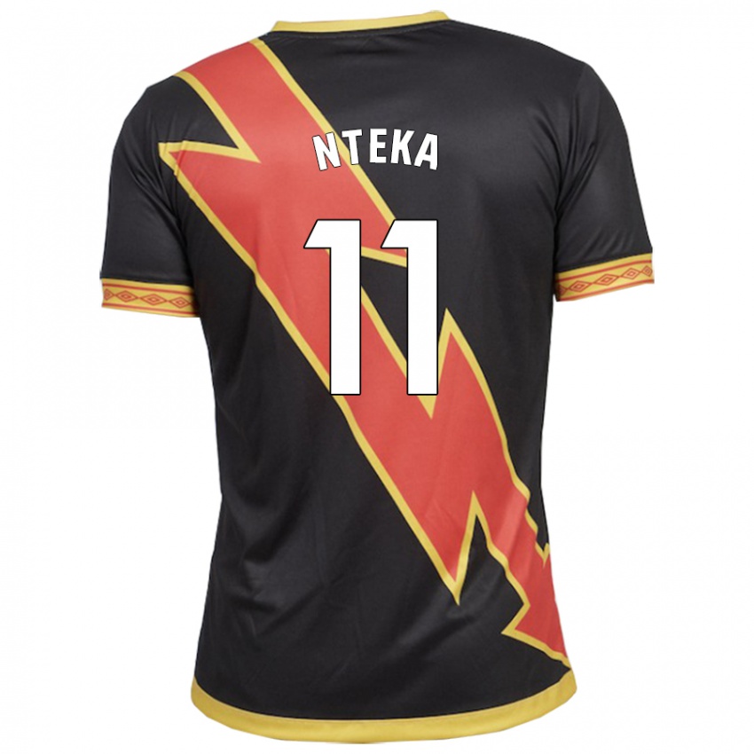 Kinderen Randy Nteka #11 Zwart Uitshirt Uittenue 2023/24 T-Shirt België