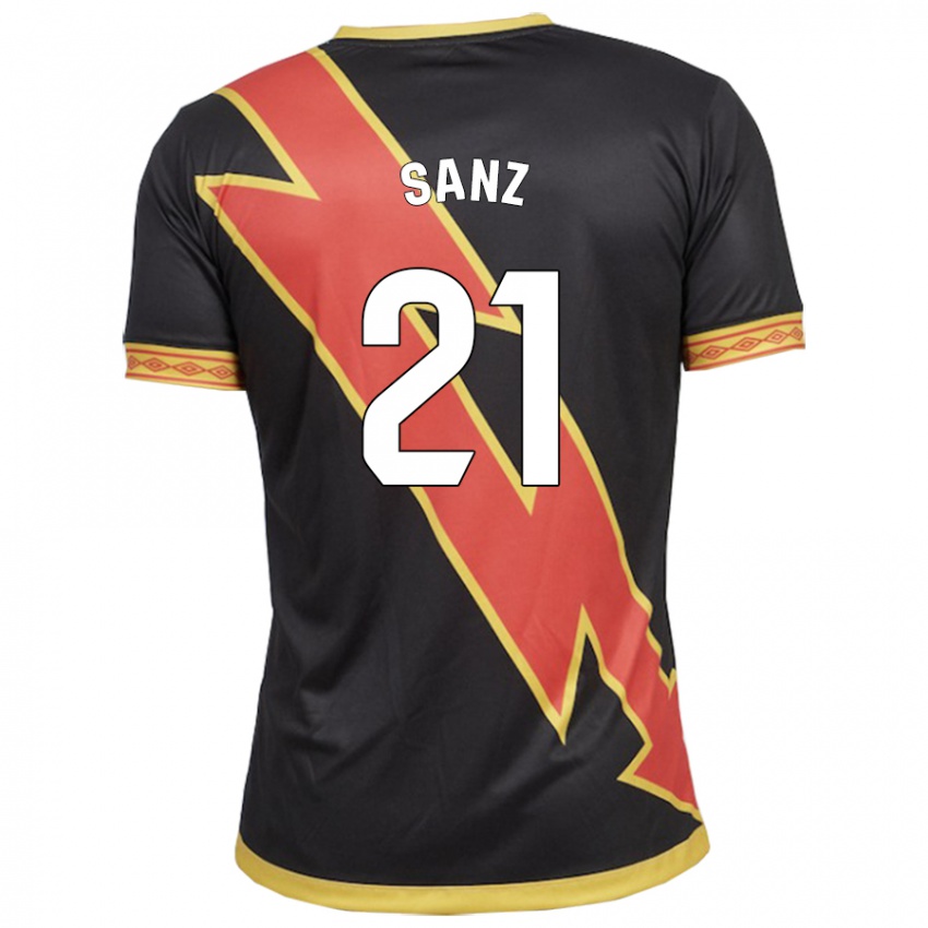 Kinderen Luismi Sanz #21 Zwart Uitshirt Uittenue 2023/24 T-Shirt België