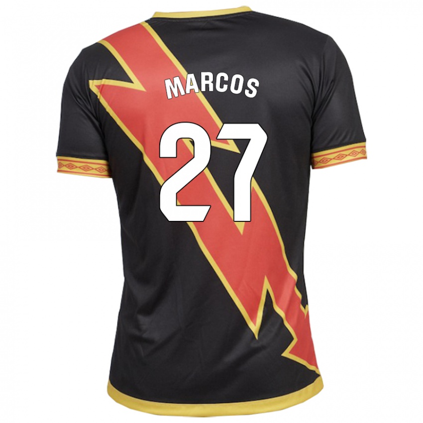 Kinderen Álvaro Marcos #27 Zwart Uitshirt Uittenue 2023/24 T-Shirt België